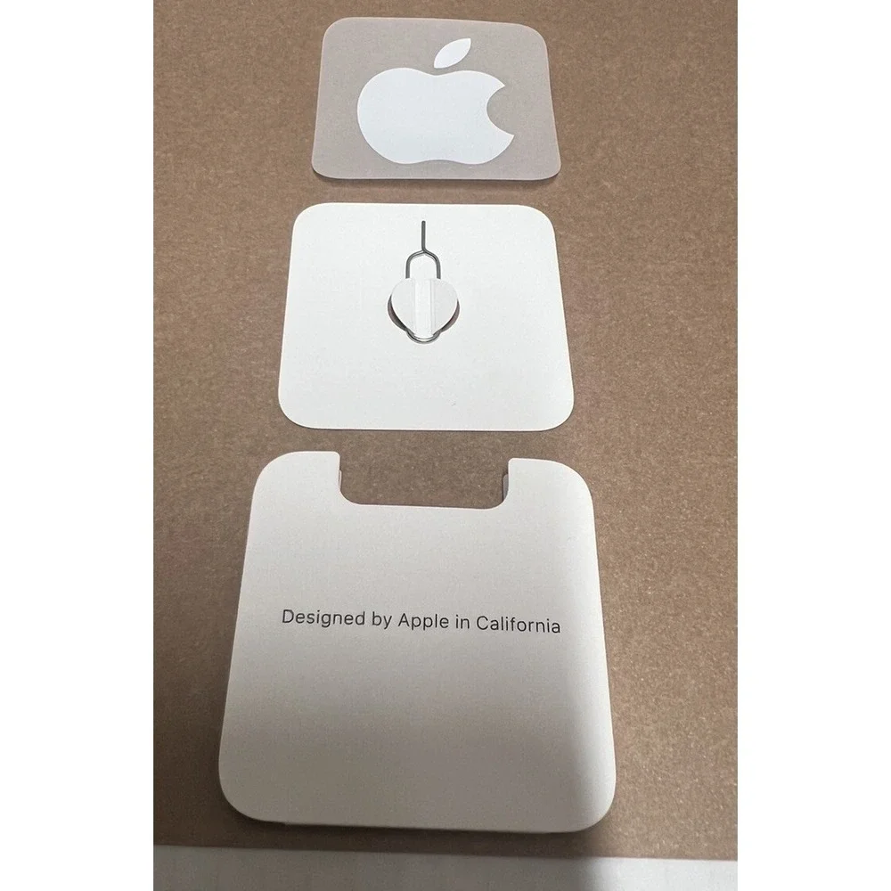 4 Apple‎ Sim Card Tray Removal Ejector Pin Open Tool iPhone plus Apple sticker